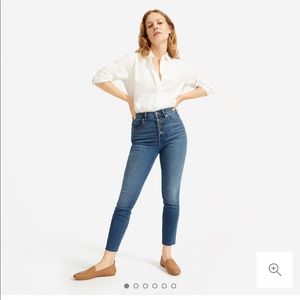 Everlane Authentic Stretch Skinny Button Fly
